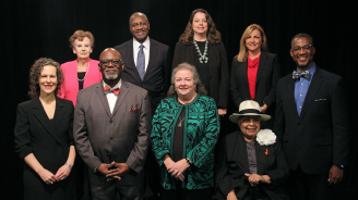 BOCC Group Shot

Row 1: Commissioner Altman, Chair Dunlap, Vice Chair Powell, Commissioner Leake

Row 2: Commissioner Cotham, Commissioner Griffin, Commissioner Rodriguez-McDowell, Commissioner Meier, Commissioner Jerrell